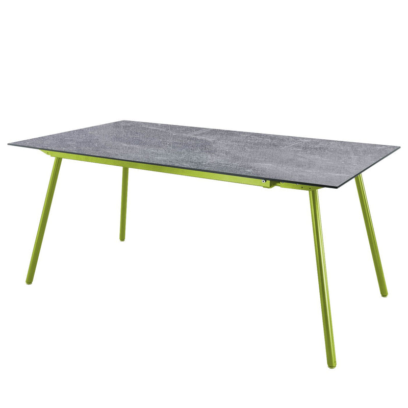 Schaffner Locarno table repas 160x90cm Vert Pastel 64 Déco Béton dd 