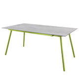 Schaffner Locarno table repas 160x90cm Vert Pastel 64 Déco Stromboli Clair db 