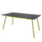 Schaffner Locarno table repas 160x90cm Vert Pastel 64 Graphite 73 