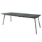 Schaffner Locarno table repas extensible 160/220x90cm Anthracite 77 Graphite 73 
