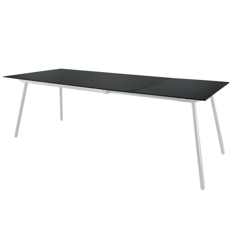 Schaffner Locarno table repas extensible 160/220x90cm Blanc 90 Anthracite 77 
