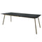 Schaffner Locarno table repas extensible 160/220x90cm Champagne 85 Anthracite 77 