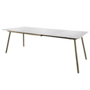 Schaffner Locarno table repas extensible 160/220x90cm Champagne 85 Blanc 90 