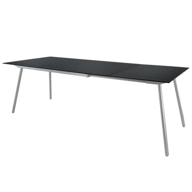 Schaffner Locarno table repas extensible 160/220x90cm Gris argent 78 Anthracite 77 