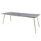 Schaffner Locarno table repas extensible 160/220x90cm Vert Pastel 64 Déco Béton dd 