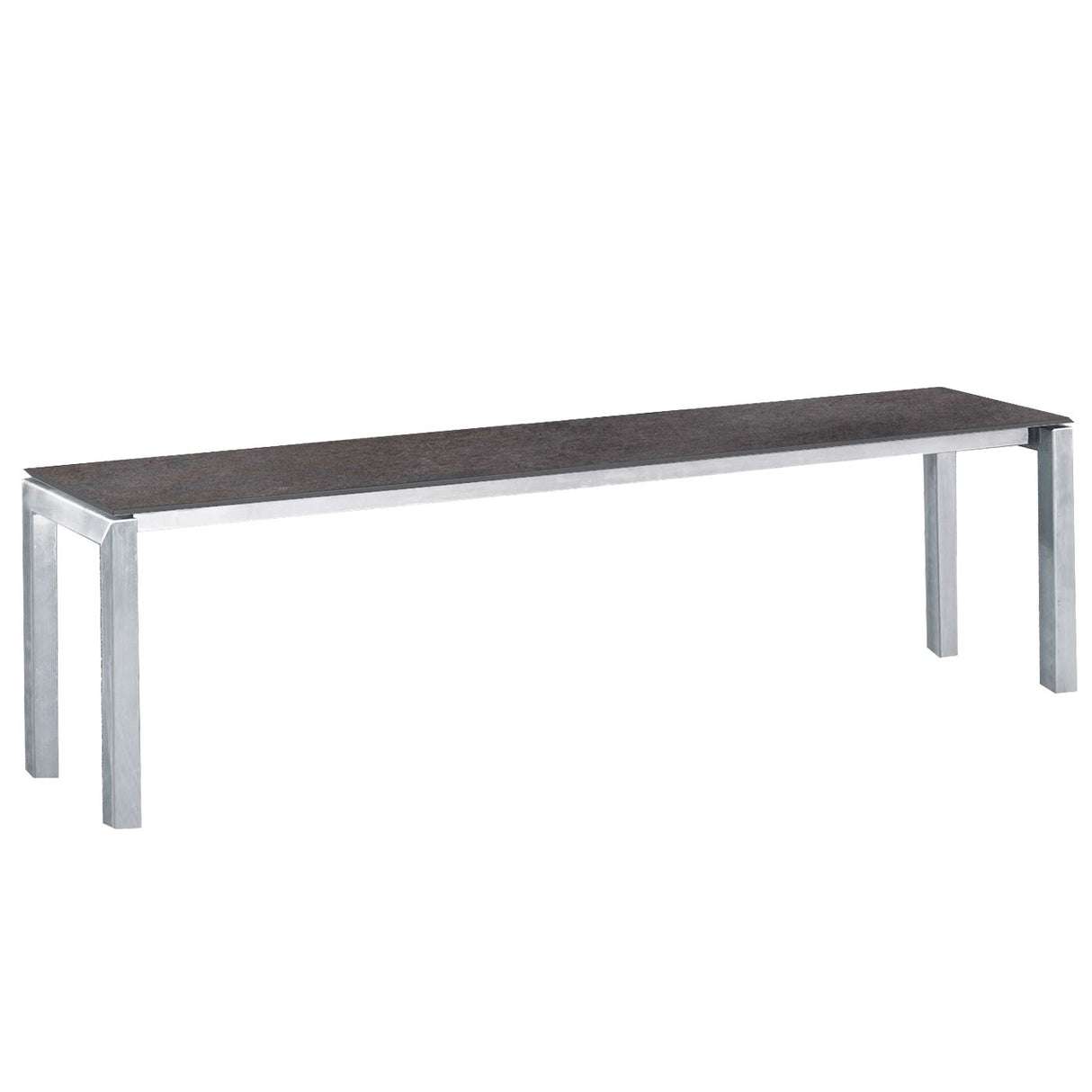 Schaffner Luzern Banc 160x32cm Acier Inox 05 Déco Cooperfield dc 