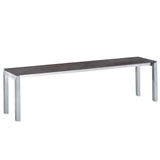 Schaffner Luzern Banc 160x32cm Acier Inox 05 Déco Cooperfield dc 