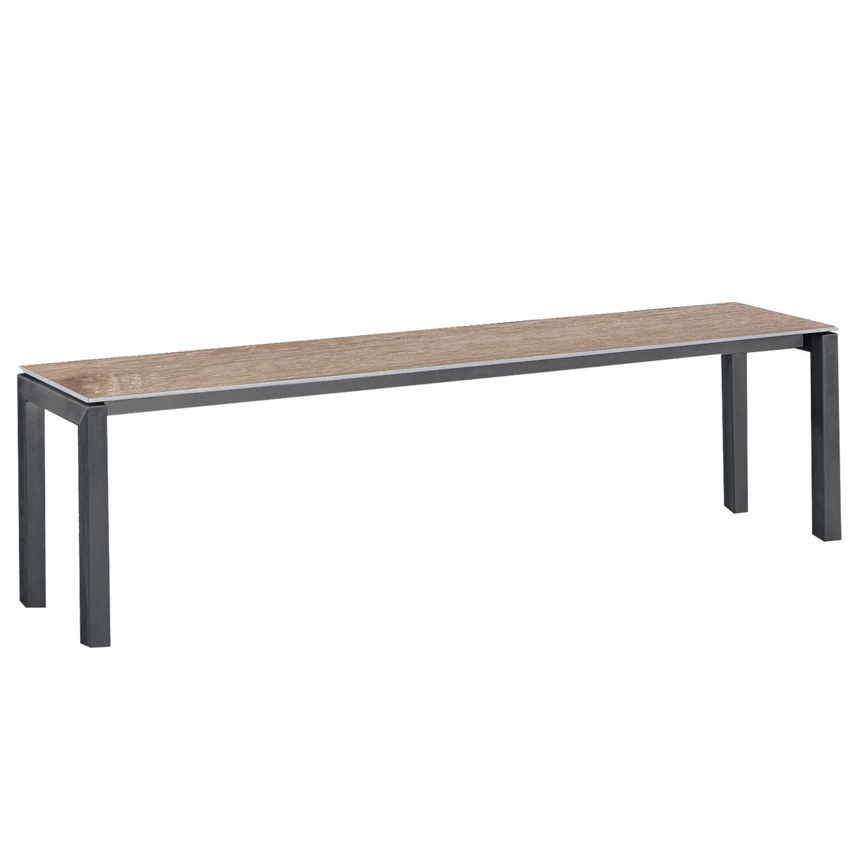 Schaffner Luzern Banc 160x32cm Anthracite 77 Déco Chêne de 