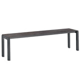 Schaffner Luzern Banc 160x32cm Anthracite 77 Déco Cooperfield dc 