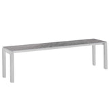 Schaffner Luzern Banc 160x32cm Blanc 90 Déco Béton dd 