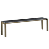 Schaffner Luzern Banc 160x32cm Champagne 85 Anthracite 77 