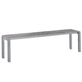 Schaffner Luzern Banc 160x32cm Gris argent 78 Déco Béton dd 