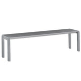Schaffner Luzern Banc 160x32cm Gris argent 78 Gris Argent 78 