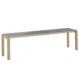 Schaffner Luzern Banc 160x32cm Marron Pastel 83 Déco Béton dd 