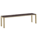 Schaffner Luzern Banc 160x32cm Marron Pastel 83 Déco Stromboli Foncé da 