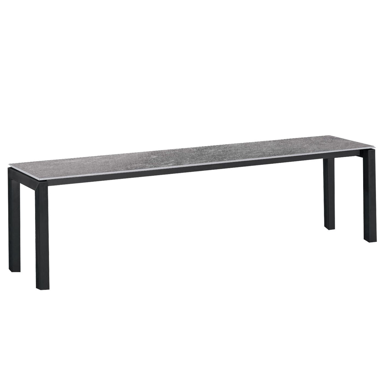 Schaffner Luzern Banc 160x32cm Noir 91 Déco Béton dd 