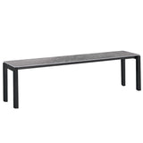 Schaffner Luzern Banc 160x32cm Noir 91 Déco Béton dd 