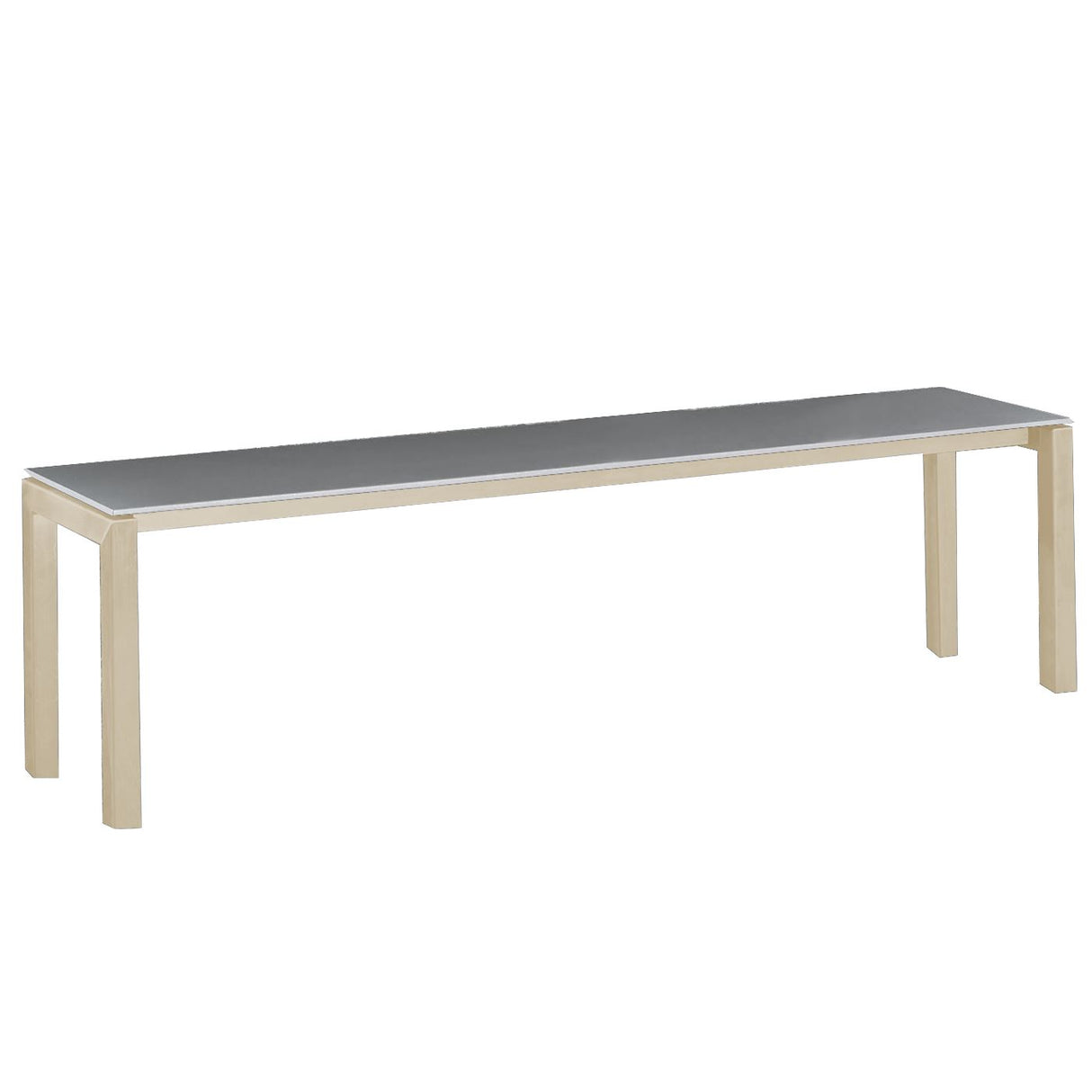 Schaffner Luzern Banc 160x32cm Sable Pastel 15 Gris Argent 78 