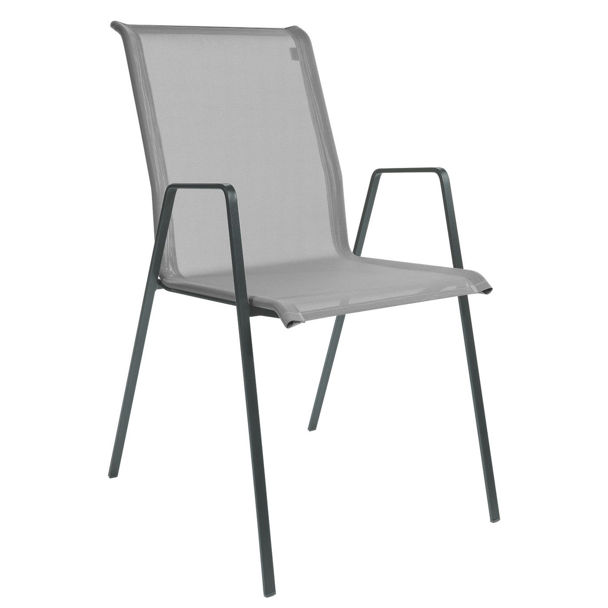 Schaffner Luzern Fauteuil repas empilable Anthracite 77 Gris 20 