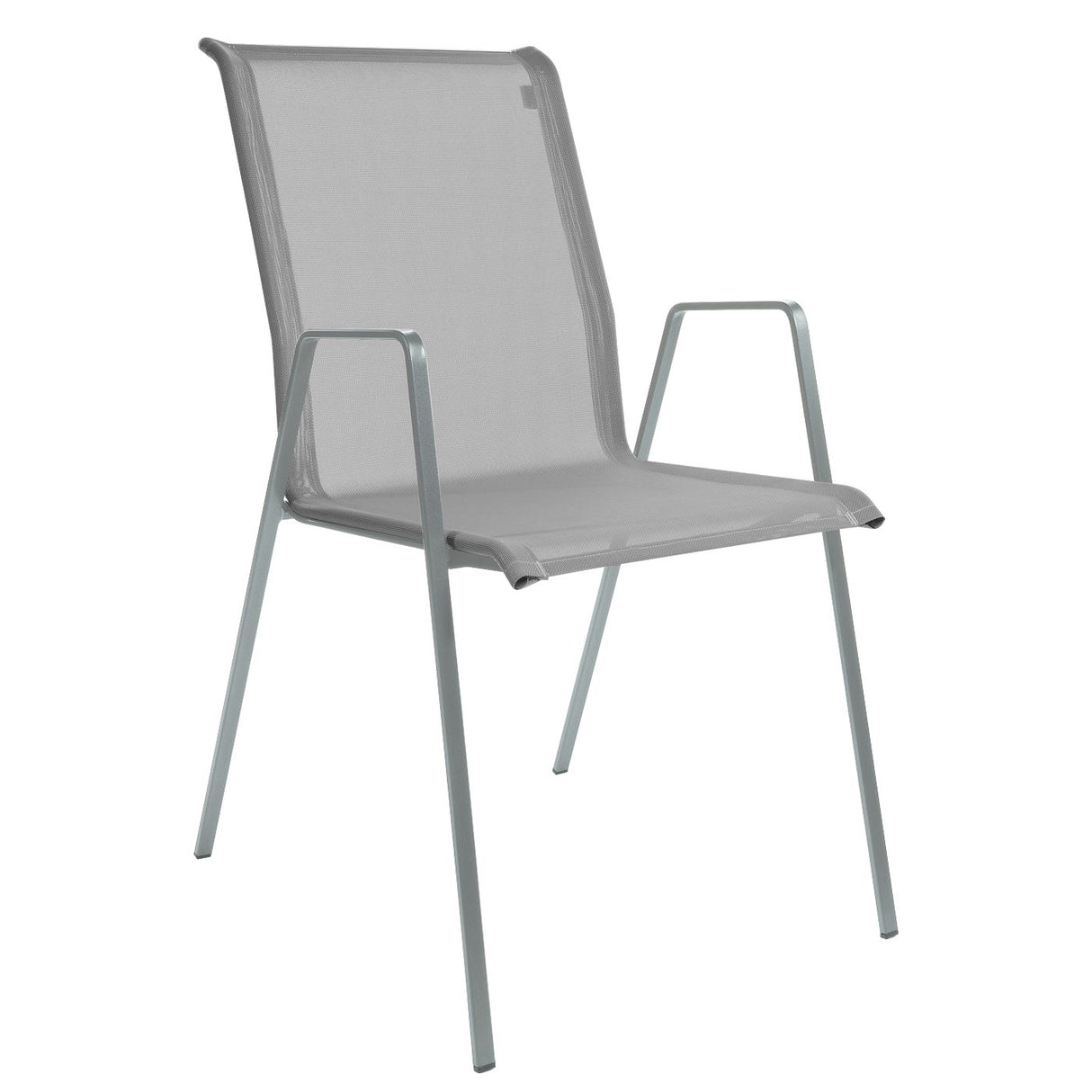 Schaffner Luzern Fauteuil repas empilable Gris Argent 78 Gris 20 