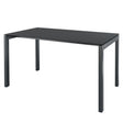 Schaffner Luzern table repas 140x80cm Anthracite 77 Anthracite 77 