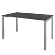 Schaffner Luzern table repas 140x80cm Gris argent 78 Anthracite 77 