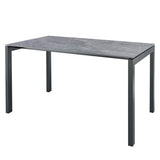 Schaffner Luzern table repas 160x90cm Anthracite 77 Déco Béton dd 