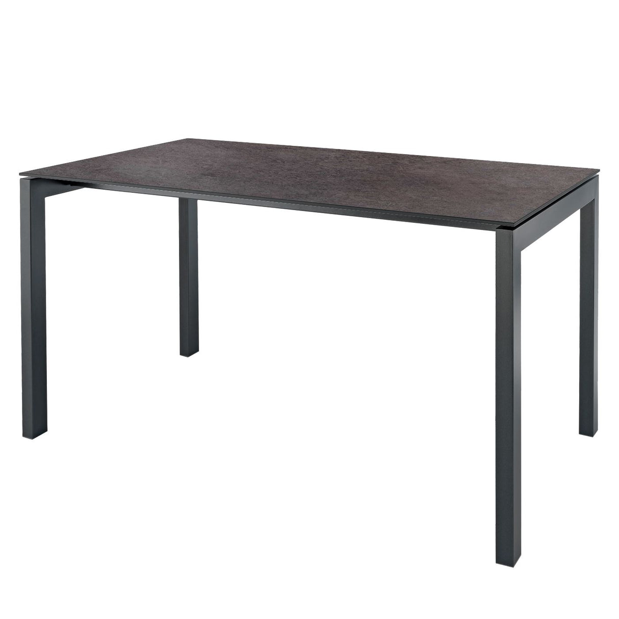 Schaffner Luzern table repas 160x90cm Anthracite 77 Déco Cooperfield dc 