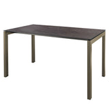 Schaffner Luzern table repas 160x90cm Champagne 85 Déco Cooperfield dc 
