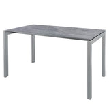 Schaffner Luzern table repas 160x90cm Gris argent 78 Déco Béton dd 
