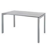 Schaffner Luzern table repas 160x90cm Gris argent 78 Déco Stromboli Clair db 