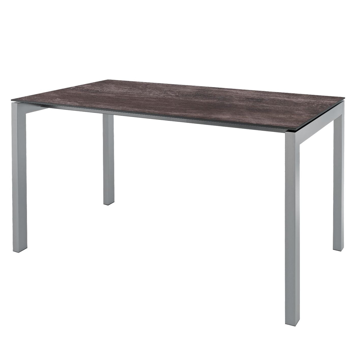 Schaffner Luzern table repas 160x90cm Gris argent 78 Déco Stromboli Foncé da 