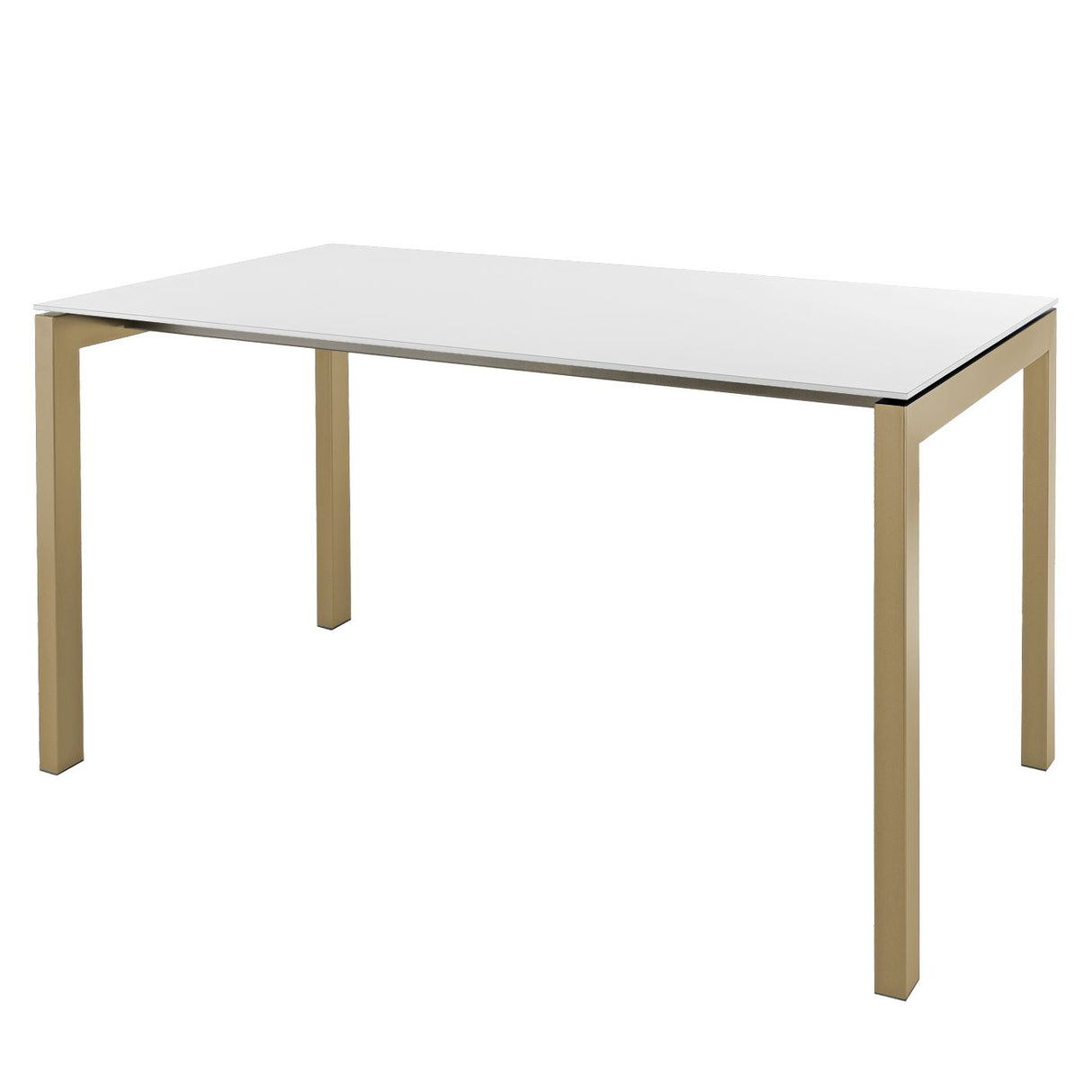 Schaffner Luzern table repas 160x90cm Marron Pastel 83 Blanc 90 