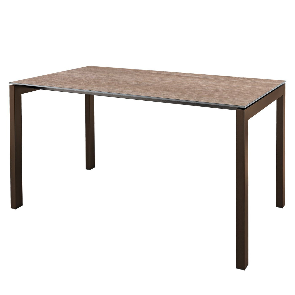 Schaffner Luzern table repas 160x90cm Moka 88 Déco Chêne de 