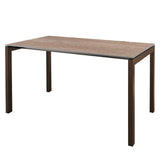 Schaffner Luzern table repas 160x90cm Moka 88 Déco Chêne de 