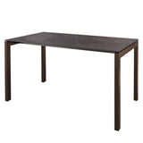 Schaffner Luzern table repas 160x90cm Moka 88 Déco Cooperfield dc 