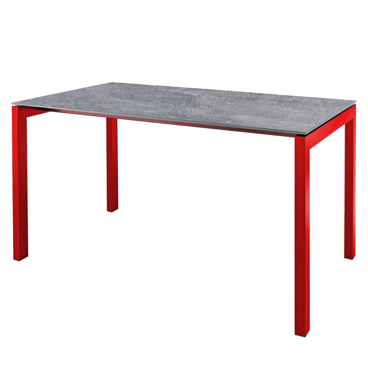 Schaffner Luzern table repas 160x90cm Rouge 30 Déco Béton dd 