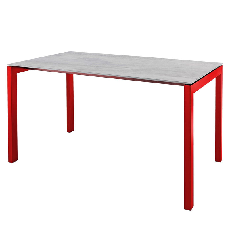 Schaffner Luzern table repas 160x90cm Rouge 30 Déco Stromboli Clair db 