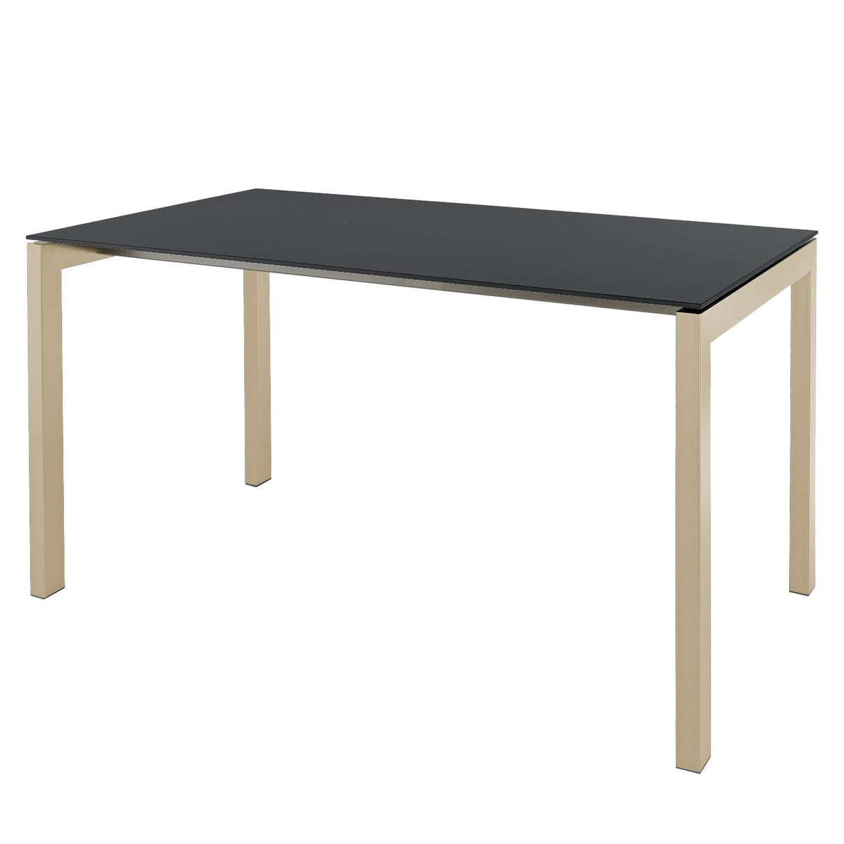Schaffner Luzern table repas 160x90cm Sable Pastel 15 Anthracite 77 