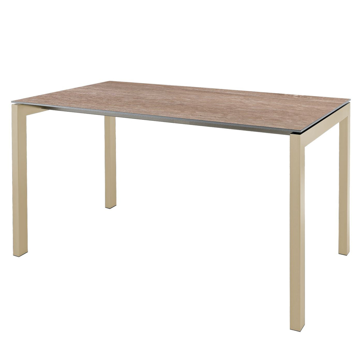 Schaffner Luzern table repas 160x90cm Sable Pastel 15 Déco Chêne de 