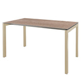 Schaffner Luzern table repas 160x90cm Sable Pastel 15 Déco Chêne de 