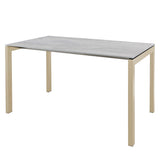 Schaffner Luzern table repas 160x90cm Sable Pastel 15 Déco Stromboli Clair db 