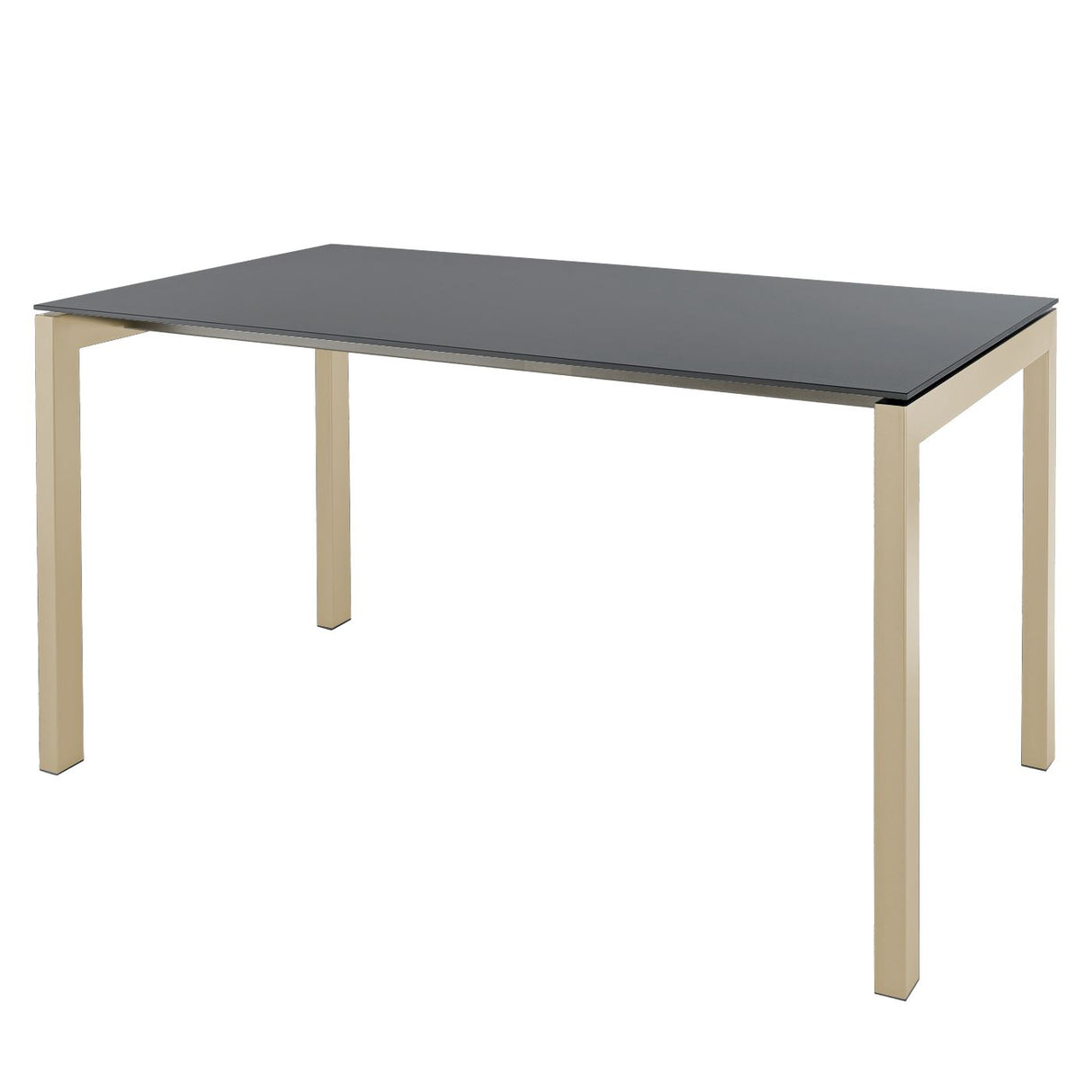 Schaffner Luzern table repas 160x90cm Sable Pastel 15 Graphite 73 