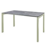 Schaffner Luzern table repas 160x90cm Vert Pastel 64 Déco Béton dd 