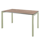 Schaffner Luzern table repas 160x90cm Vert Pastel 64 Déco Chêne de 