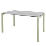 Schaffner Luzern table repas 160x90cm Vert Pastel 64 Déco Stromboli Clair db 