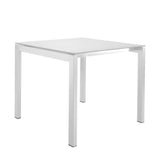 Schaffner Luzern table repas 80x80cm Blanc 90 Blanc 90 