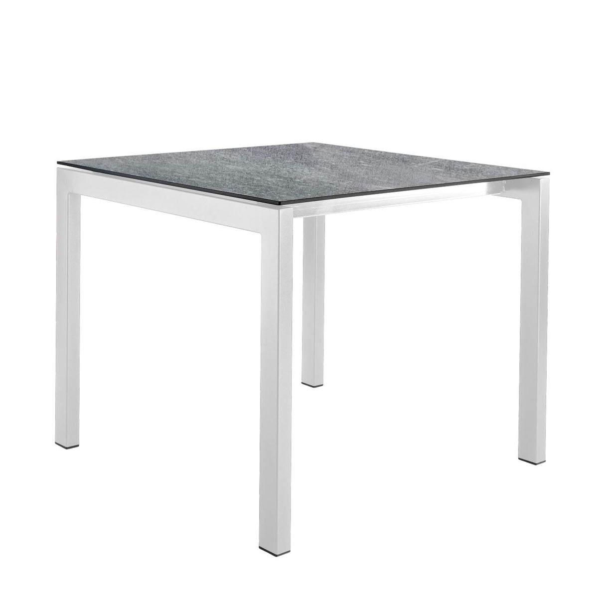 Schaffner Luzern table repas 80x80cm Blanc 90 Déco Béton dd 