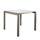 Schaffner Luzern table repas 80x80cm Champagne 85 Blanc 90 
