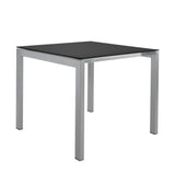 Schaffner Luzern table repas 80x80cm Gris argent 78 Anthracite 77 